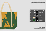 TOTEBAG CANVAS MOCKUP, an Apparel Mockup by Voyage Studio (Thumbnail 4 of 4)