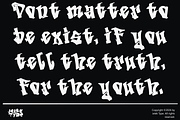 Post Concre, a Blackletter Font by JelekType (Thumbnail 6 of 9)