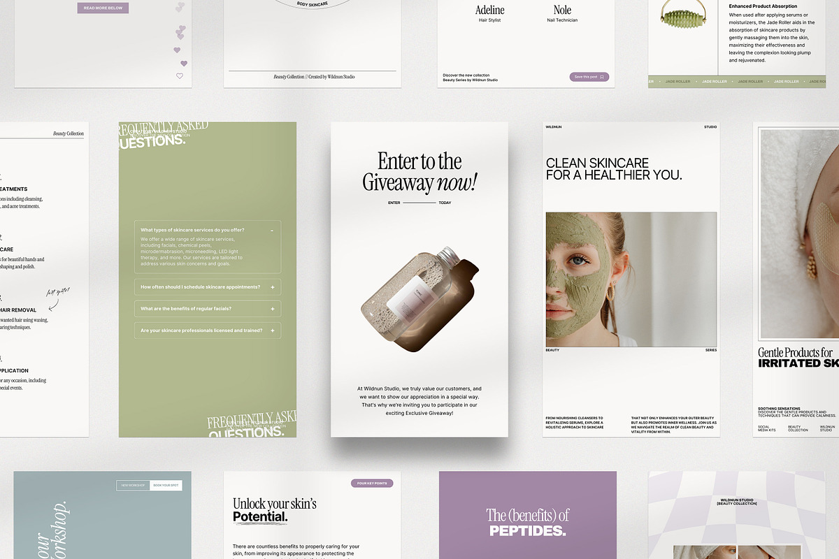 Beauty - Social Media Kit (III), a Social Media Template by Wildnun Studio (Photo 9 of 19)