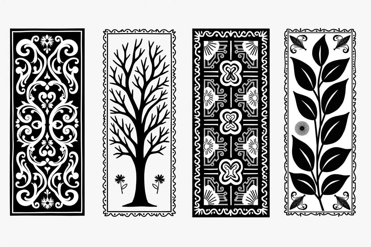 Floral Tree Silhouette Bundle, an Illustration by BIPLOB EXPERT (Photo 2 of 9)