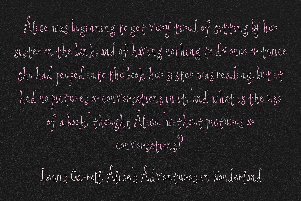 Stay Away My Darling Weird Font, a Handwritten Font by The October Creative (Photo 5 of 8)