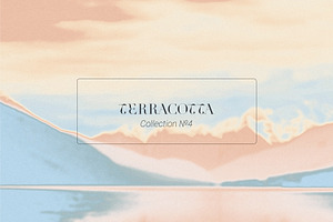 RETRO SKY Pastel Gradient Background