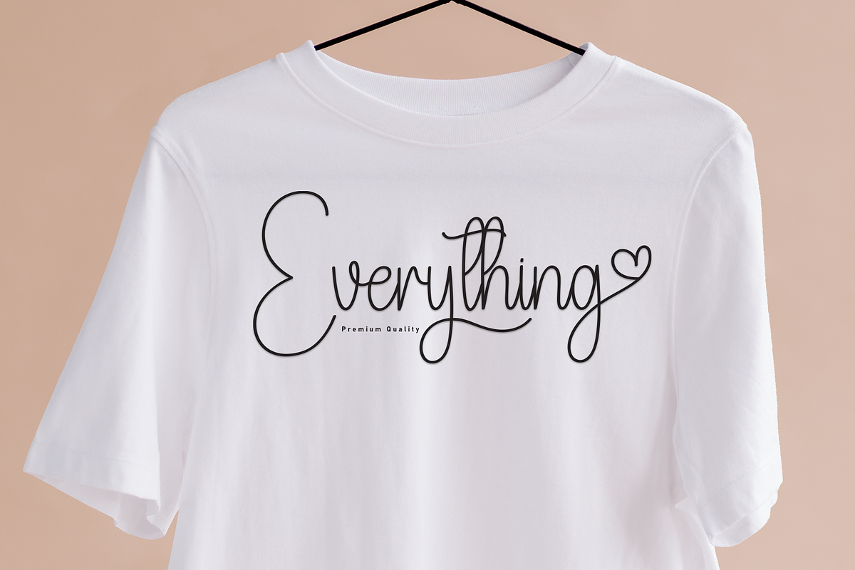 Happyday | Script Font, a Handwritten Font by Scratchones (Photo 2 of 9)
