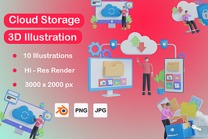 3D Cloud Storage Pack