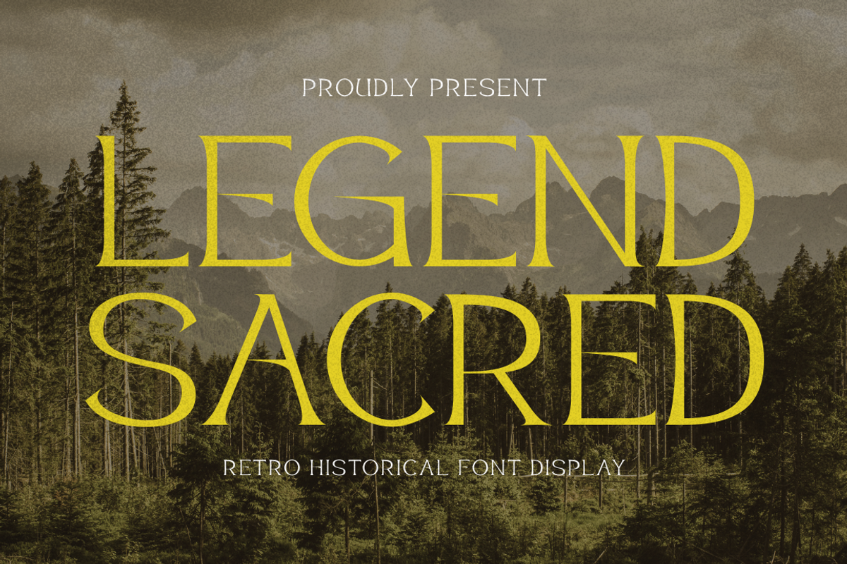 Legend Sacred - Historical Serif, a Serif Font by Sronstudio (Photo 1 of 12)
