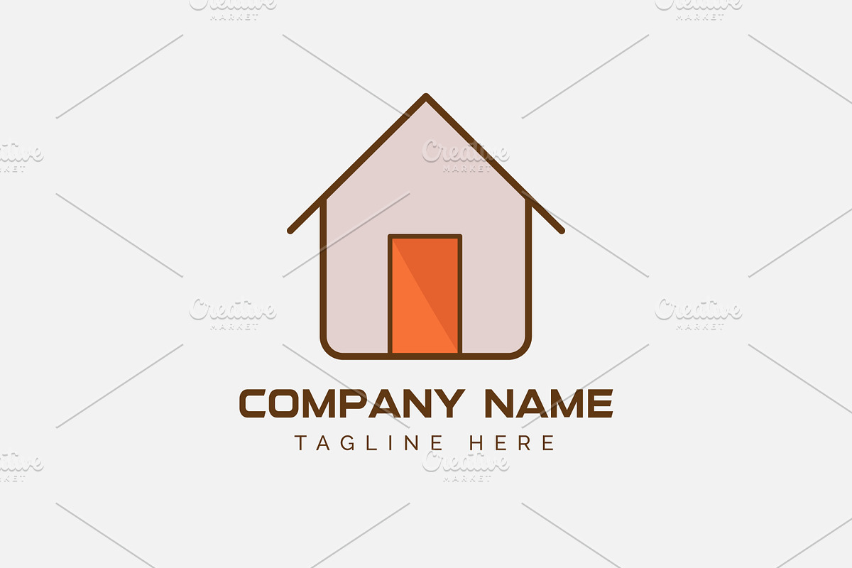 Home Logo Design, a Branding & Logo Template by Toufiqul