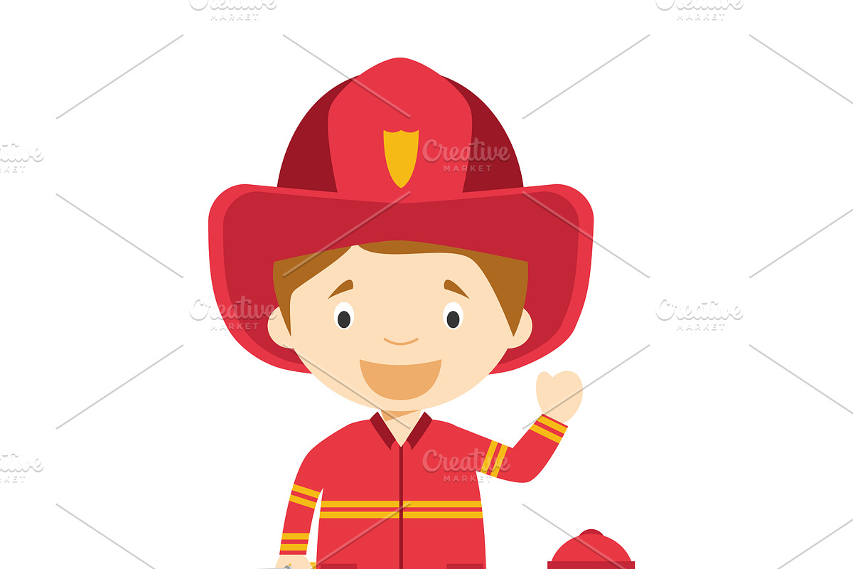 80 professions in cartoon style, a Person Illustration by asantosg (Photo 3 of 5)