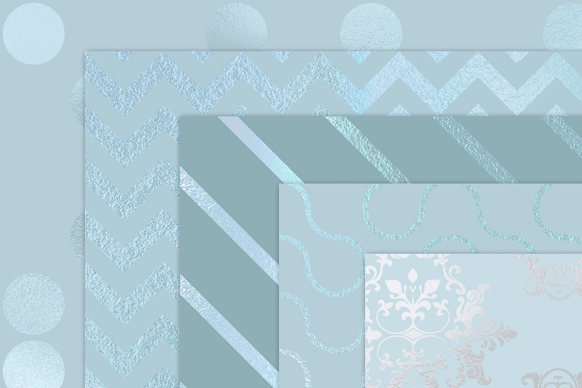 10 Light Blue Chic Digital Papers, a Background Graphic by Kseniya-Omega (Photo 2 of 5)