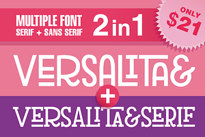 2in1 Versalita& + Versalita&Serif