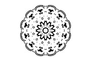Modern Black and White Mandala Pack, a Decorative Illustration by NJ Himel (Thumbnail 56 of 101)