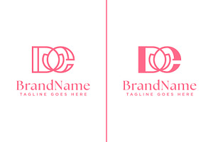 Letters DE Flower Monogram Logo, a Branding & Logo Template by Pray Art Design Studio