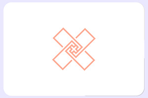 Dual Cross Logo Template