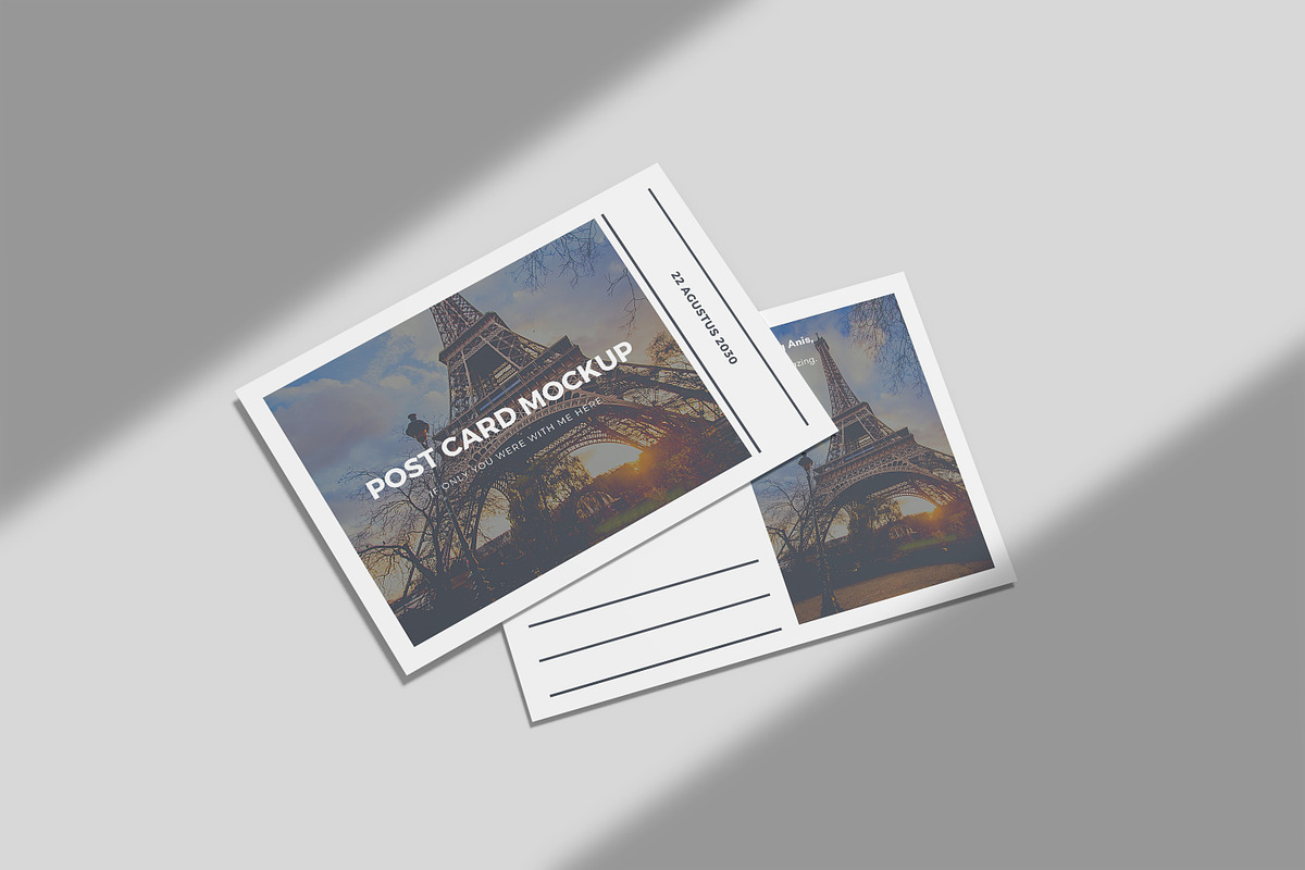 Postcard Mockup, a Print Template by mahremdesign (Photo 2 of 13)