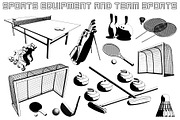 Entertainment and Sports Equipment, a Sport Illustration by Blacklight (Thumbnail 2 of 8)