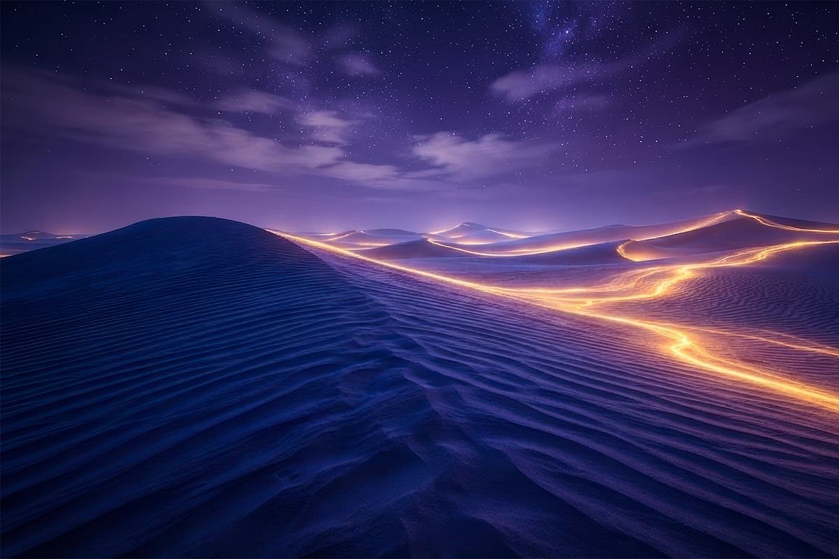 Mystical Desert Glow, a Seasonal Illustration by StockVerse Creative (Photo 4 of 4)