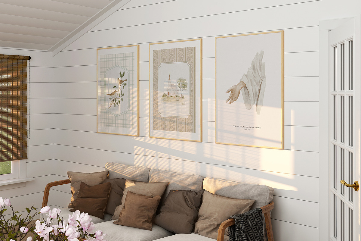 Willow Cottage Frames Mockup, a Household Mockup by Muse Mockups (Photo 12 of 14)