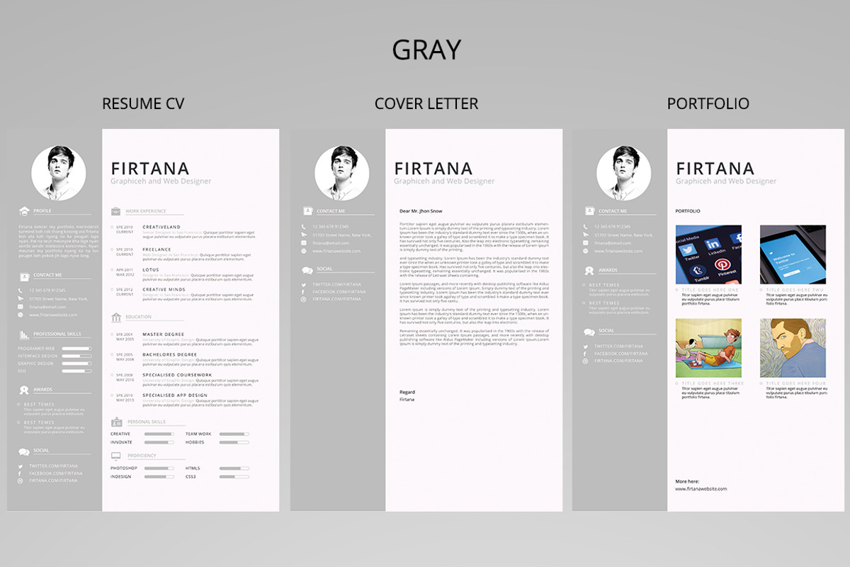 Firtana Resume, a Resume Template by Firtana (Photo 3 of 5)