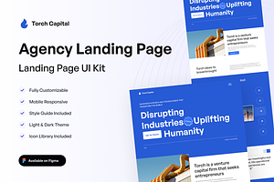 Venture - Landing Pages UI KIT