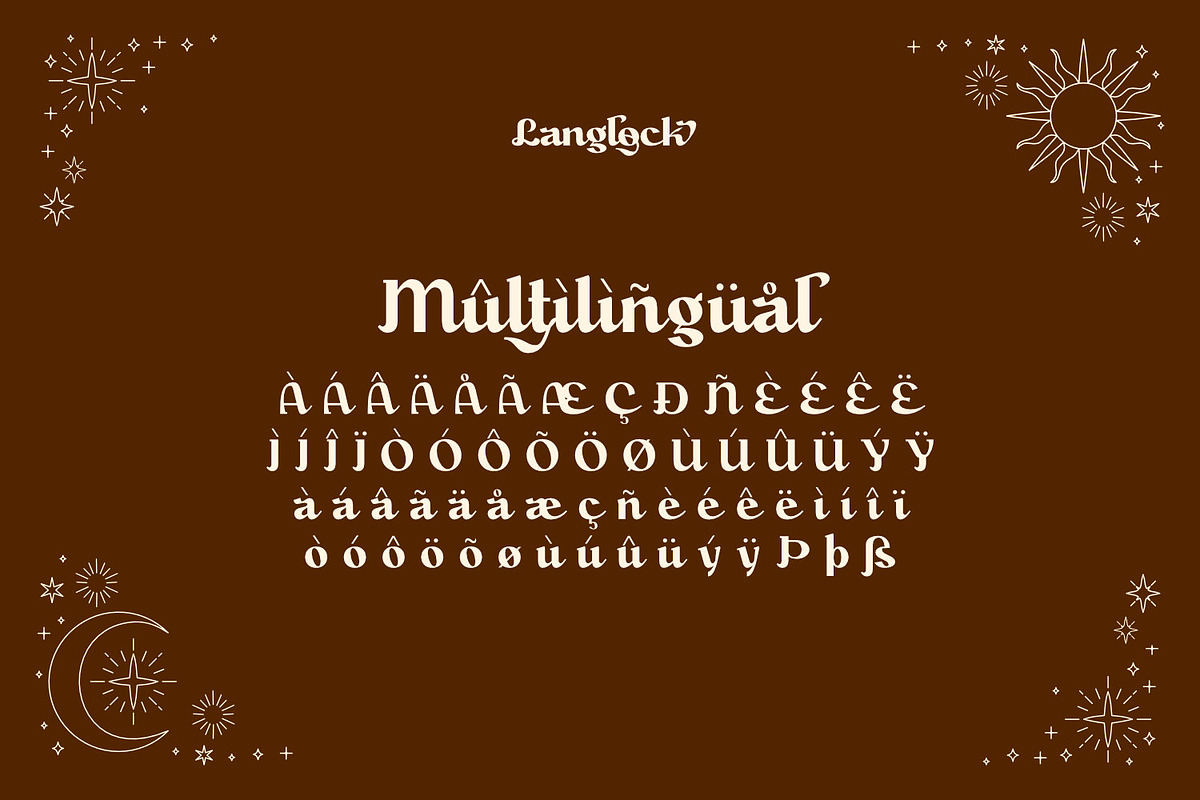 Langlock - Magical Type, a Serif Font by ikiiko (Photo 7 of 7)