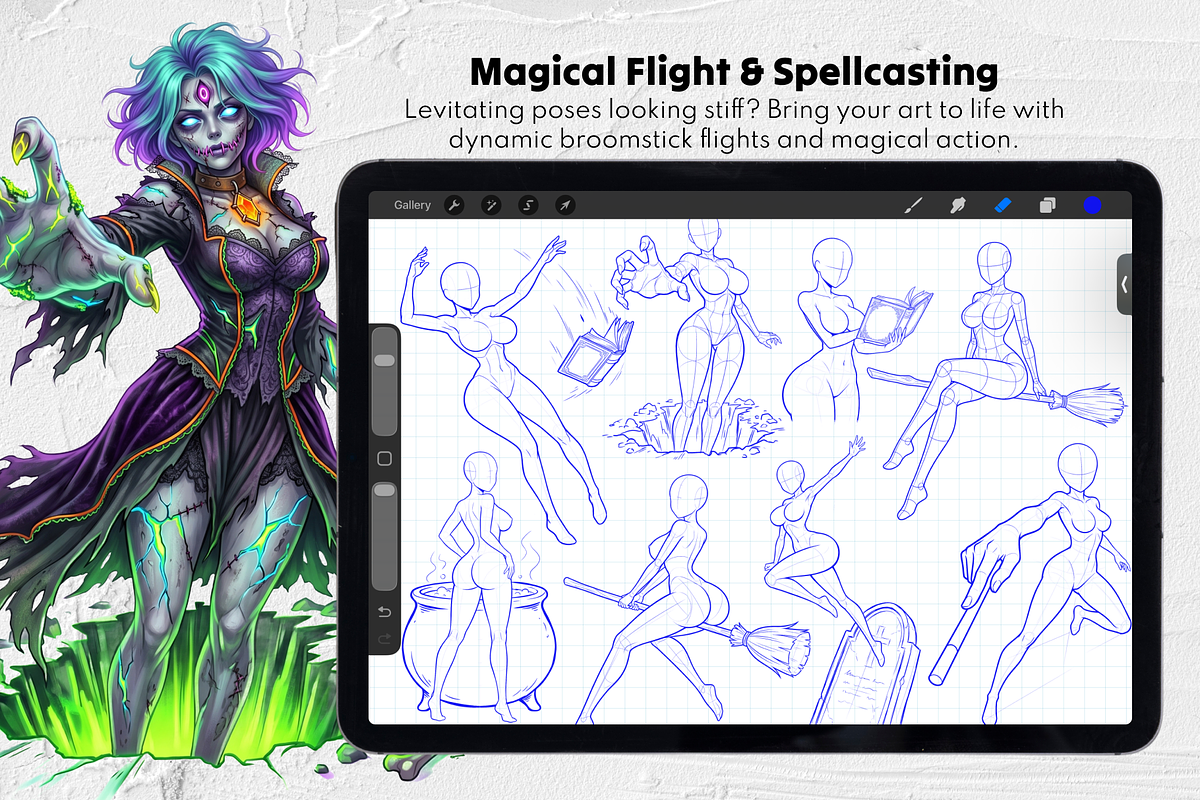 Halloween Procreate Stamps, a Brush Add-On by Selentaori Studio (Photo 7 of 13)