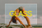 Ribbed Glass Photo Template, a Layer Style Add-On by Design Squad (Thumbnail 1 of 7)