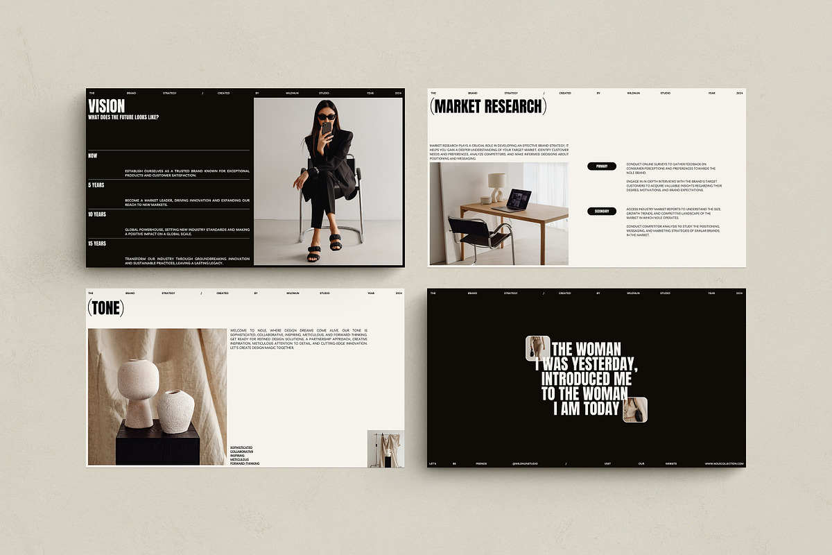 NOLE / Brand Strategy, a Presentation Template by Wildnun Studio (Photo 10 of 16)