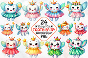 Colourful cute tooth fairy sublimati, a Seasonal Illustration by RobertsArt (Thumbnail 1 of 7)