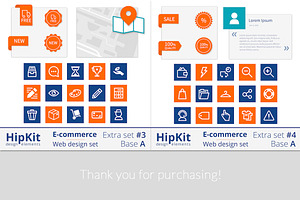 HipKit E-commerce Web Design Set