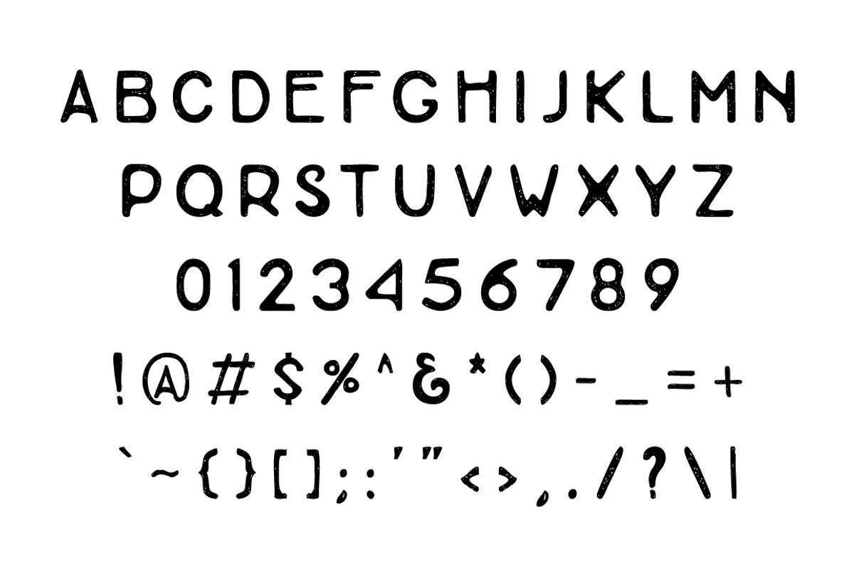 Hantam Mereka - Handcrafted typeface preview 3