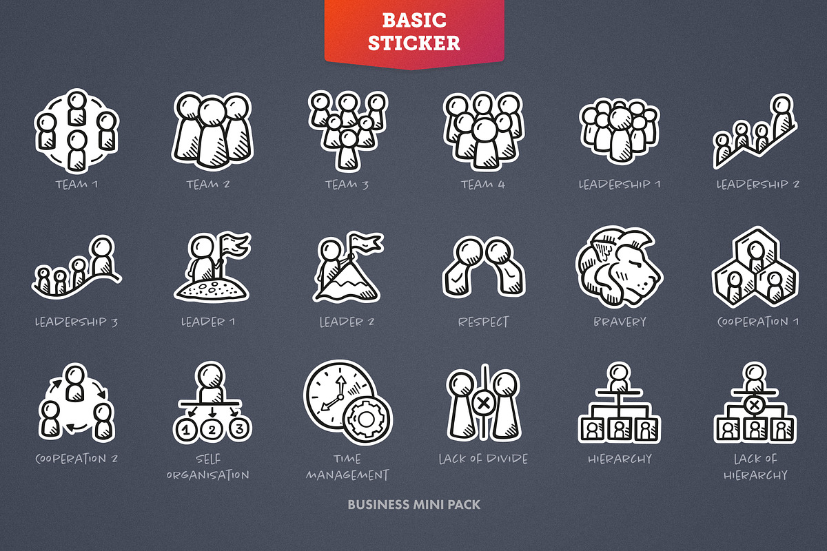 Teams And Values - Business Icons, an Icon by Good Stuff No Nonsense (Photo 8 of 13)