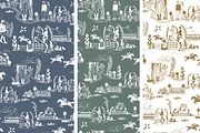Equestrian Illustrated Print, a Pattern Graphic by Hughes Studio (Thumbnail 8 of 8)