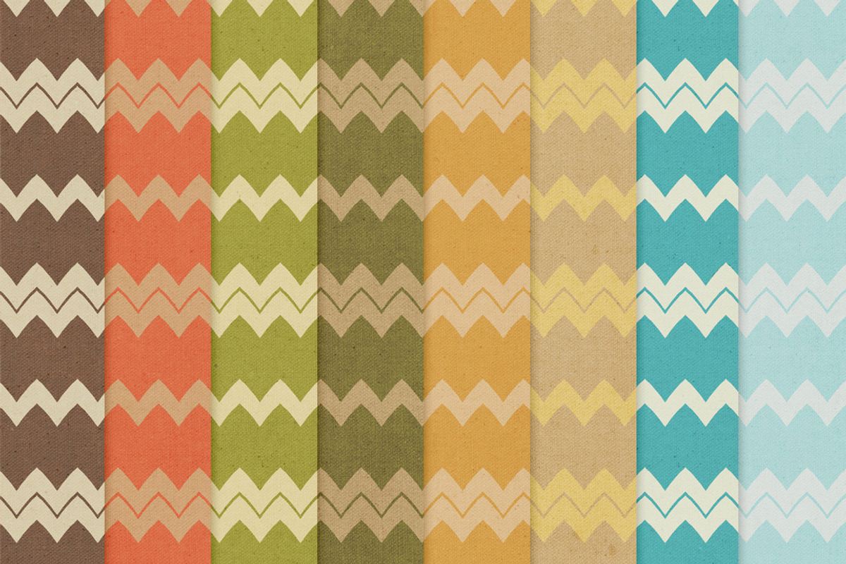 Chevon Striped Digital Backgrounds preview 2