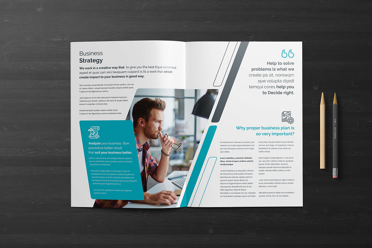 Company Profile Business Brochure, a Brochure Template by Divergent Studio (Photo 7 of 8)