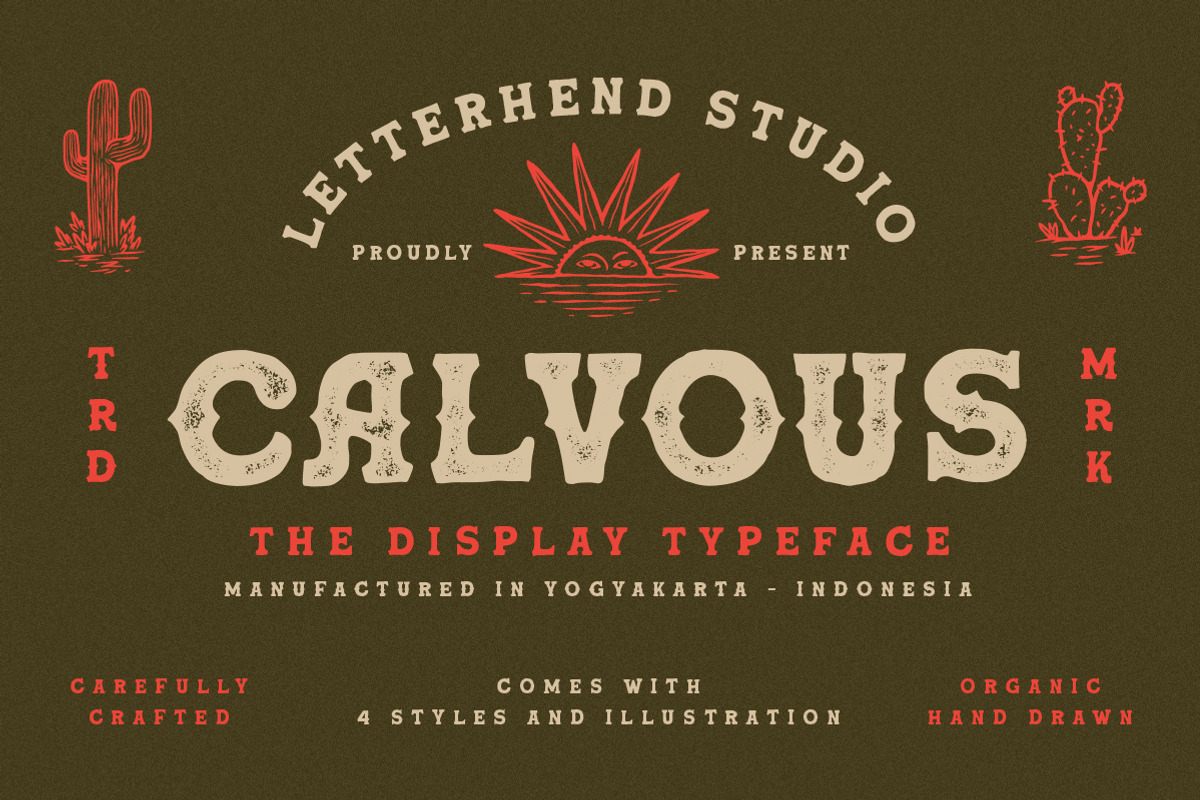 Calvous - Slab Serif Typeface