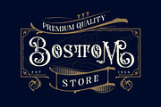 Rusty Store, a Blackletter Font by alit design (Thumbnail 8 of 24)