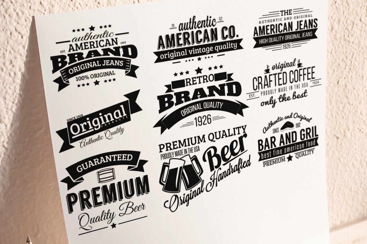 9 Retro Labels, a Branding & Logo Template by Arys Design (Photo 5 of 5)