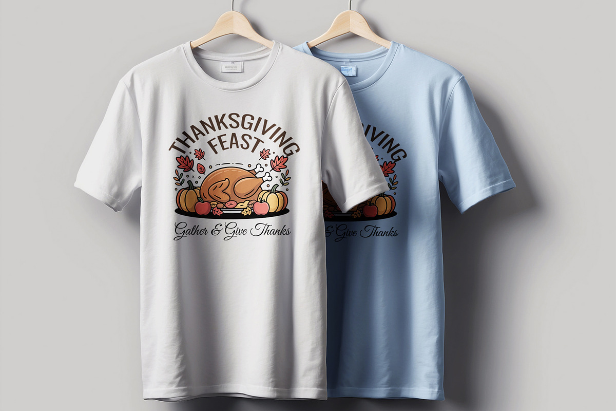 Thanksgiving Feast Graphic Tshirt preview 3