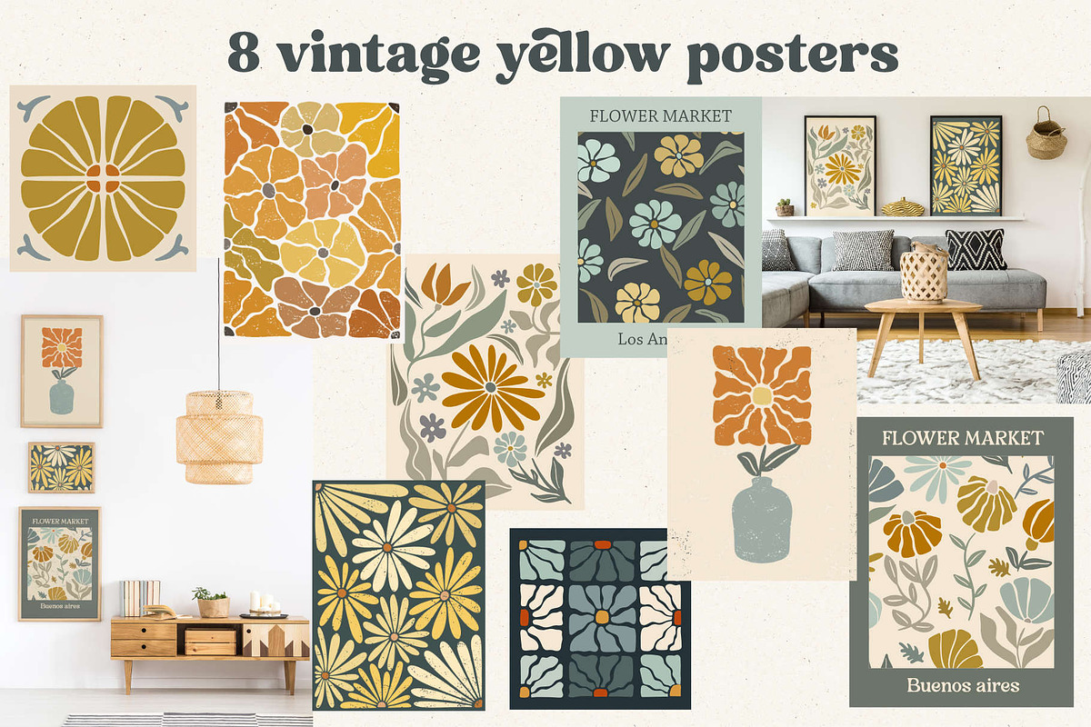 Groovy botanical collection, a Decorative Illustration by marie dricot (Photo 6 of 16)