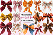 Autumn Coquette Bows Clipart, a Graphic by CitraGraphics (Thumbnail 1 of 4)