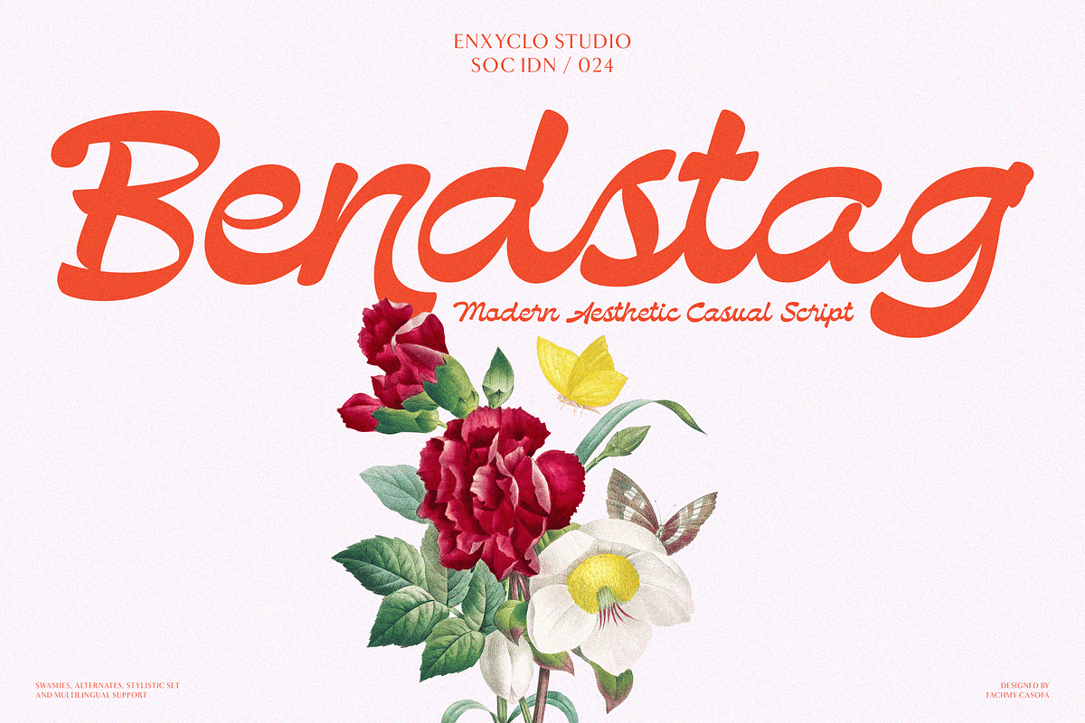 NCL Bendstag — Elegant Script, a Script Font by Enxyclo Studio (Photo 1 of 16)