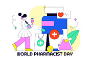 10 World Pharmacists Day, a Healthcare Illustration by denayunebgt (Thumbnail 4 of 4)