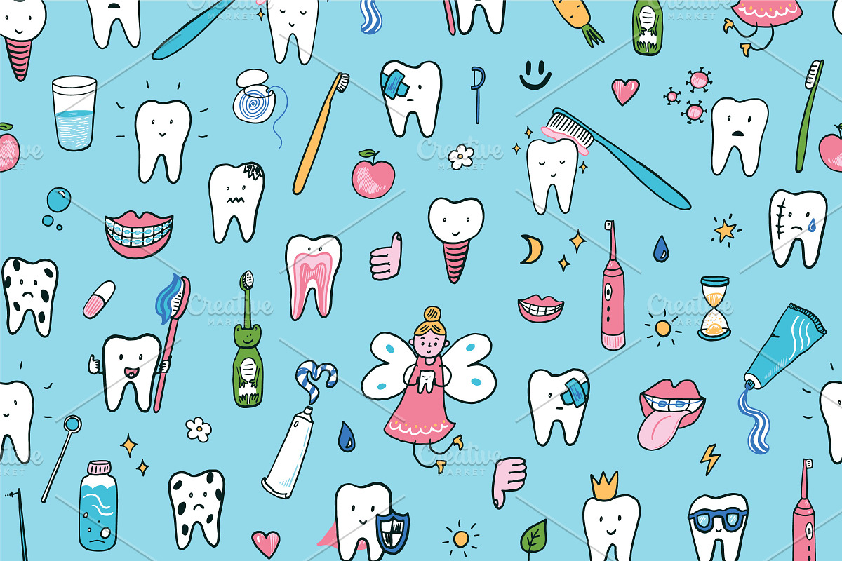Tooth Care, a Healthcare Illustration by GooseFrol (Photo 3 of 7)