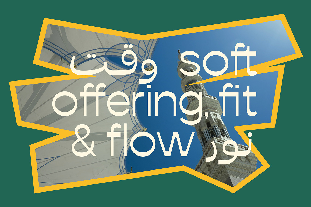 Koft Arabic – Modern Funky Arabic, a Sans Serif Font by Casloop Studio (Photo 7 of 10)