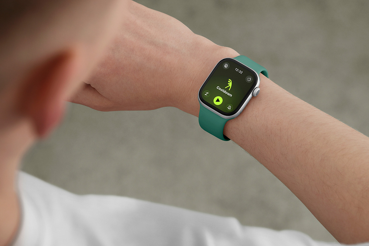 24 Watch Series 11 in Hand Mockups, a Wearable Device Mockup by Asylab (Photo 72 of 107)