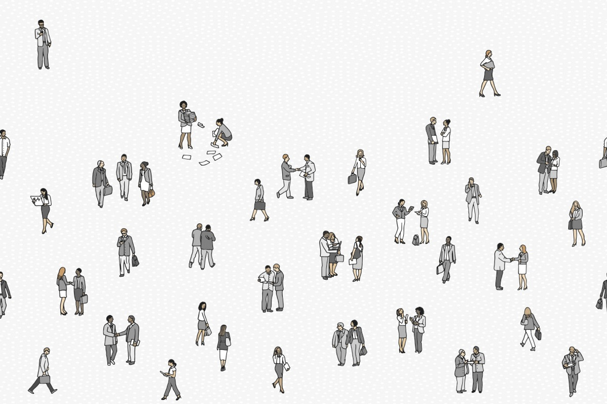 Tiny Business People - Hand Drawn, a Person Illustration by Franzi draws (Photo 2 of 6)