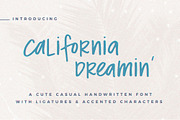 California Dreamin' Font, a Script Font by kelly fiance (Thumbnail 14 of 14)