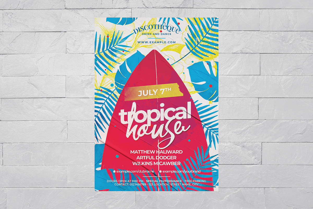 Summer Beach Party Flyer, a Flyer Template by BrandPacks (Photo 4 of 4)