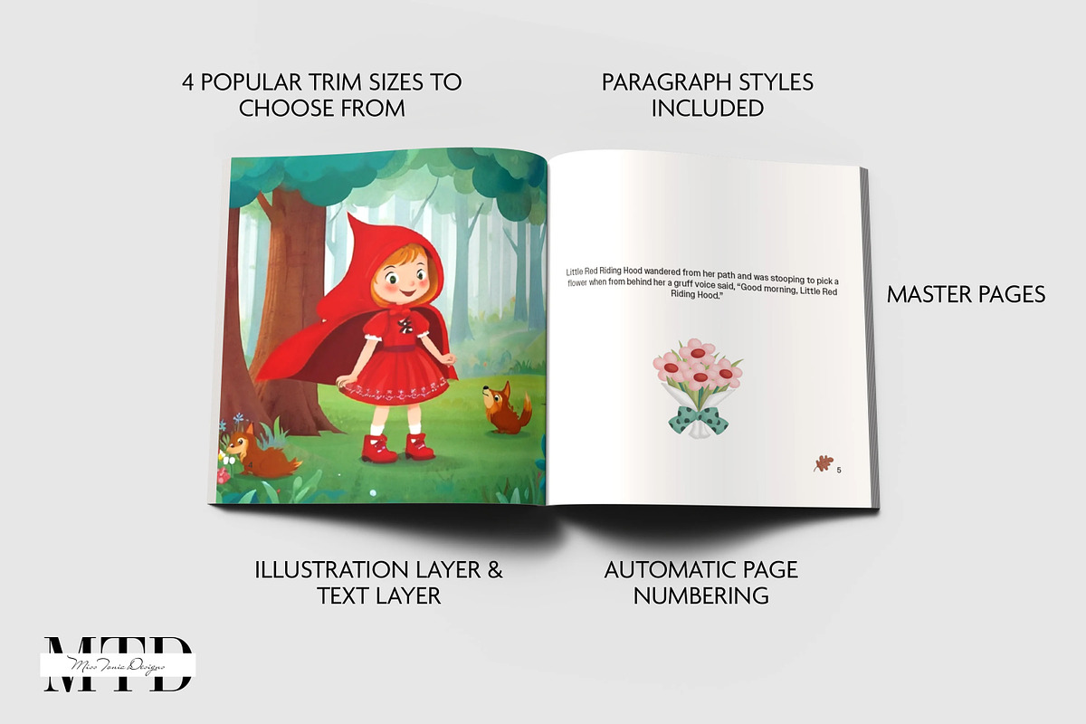 InDesign Children's Book Templates, a Templates & Theme by Ms Tonia Designs (Photo 3 of 7)