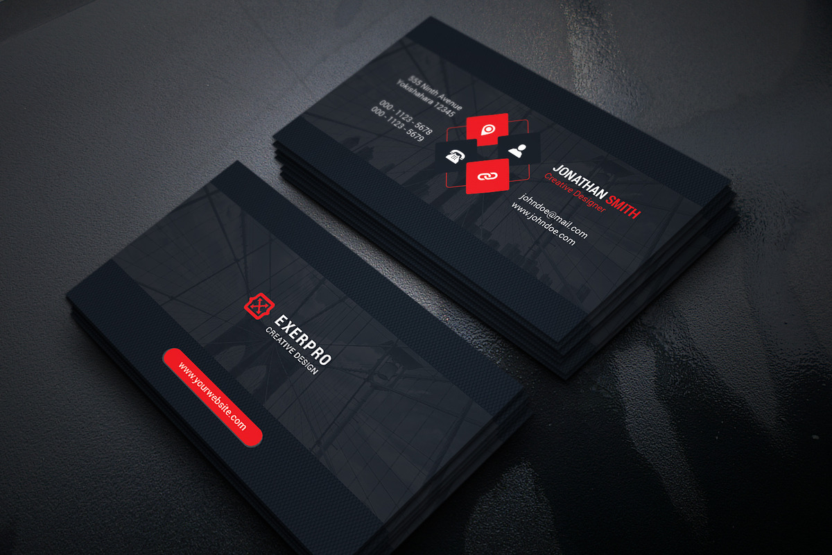 Corporate Business Card Template, a Business Card Template by Shapnochura Design Studio (Photo 3 of 4)