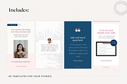 Alyssa IG Story Canva Templates, a Social Media Template by The Canva Template Shop (Thumbnail 3 of 7)